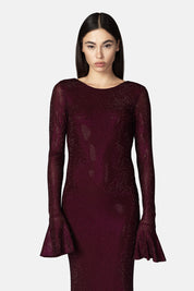 VESTIDO ALGEDI CIRUELA