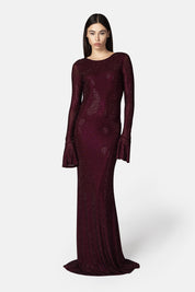 VESTIDO ALGEDI CIRUELA