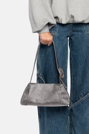 BORSA A SPALLA ALSHAIN GRIGIA