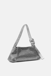 BORSA A SPALLA ALSHAIN GRIGIA