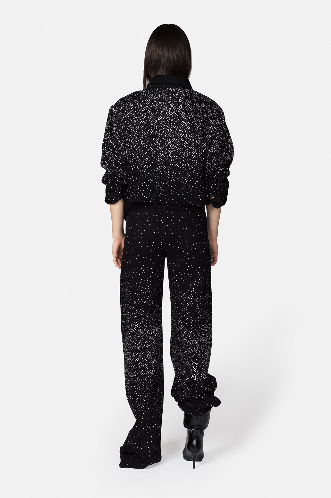 ANSER SHIRT BLACK AND SILVER