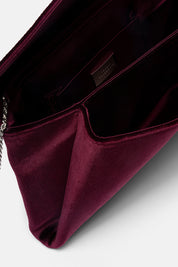POCHETTE BEID VELVET PRUGNA