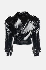 BOMBER BULUT IN VERNICE NERO