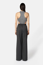 NORMA GRAY LUREX PANTS