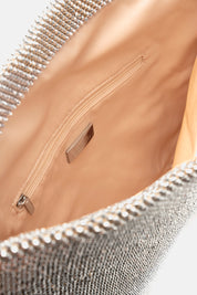 MAXI POCHETTE DUNHAM ARGENTO