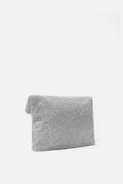 MAXI POCHETTE DUNHAM ARGENTO