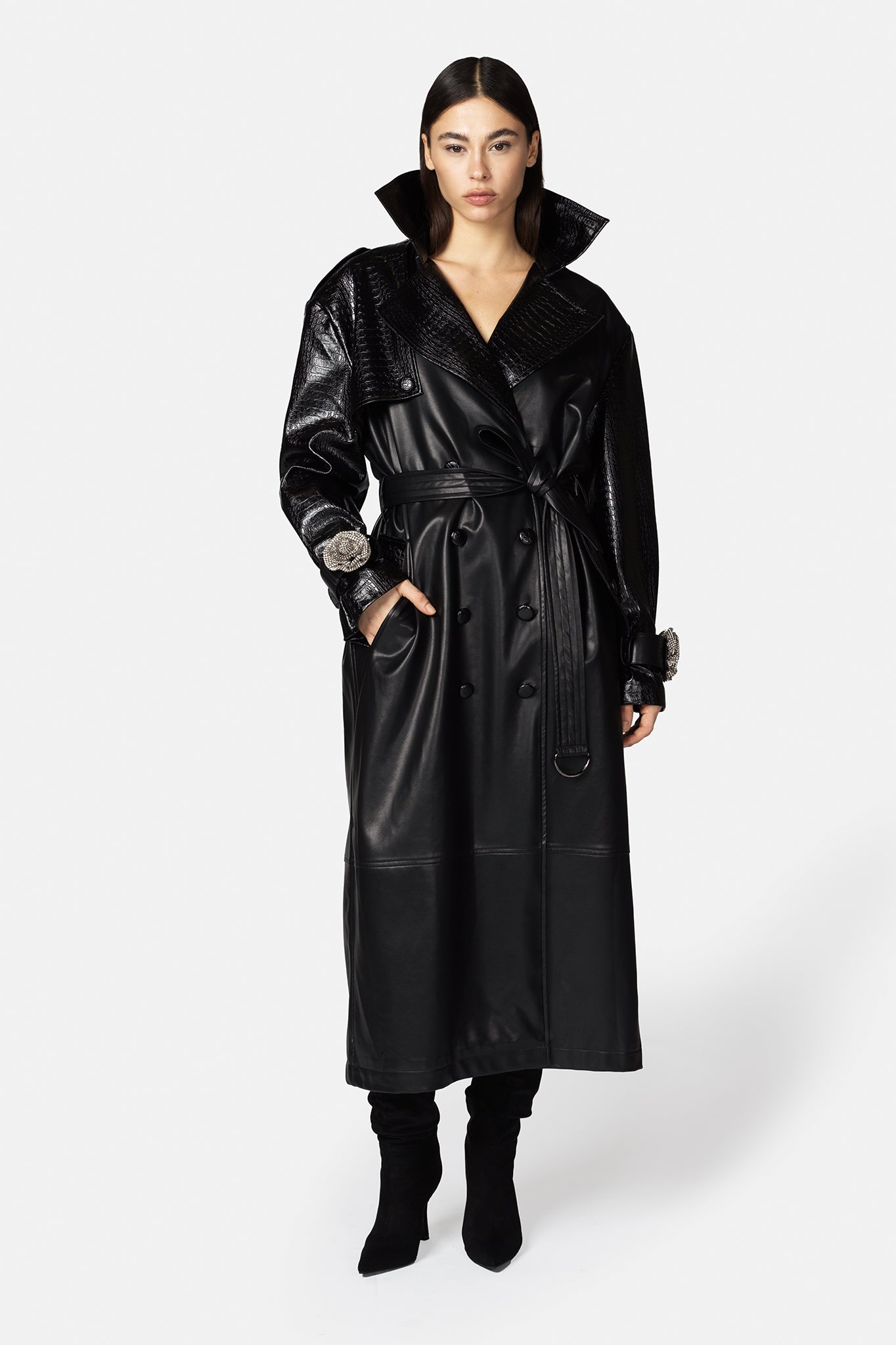 TRENCH GIZEM BLACK