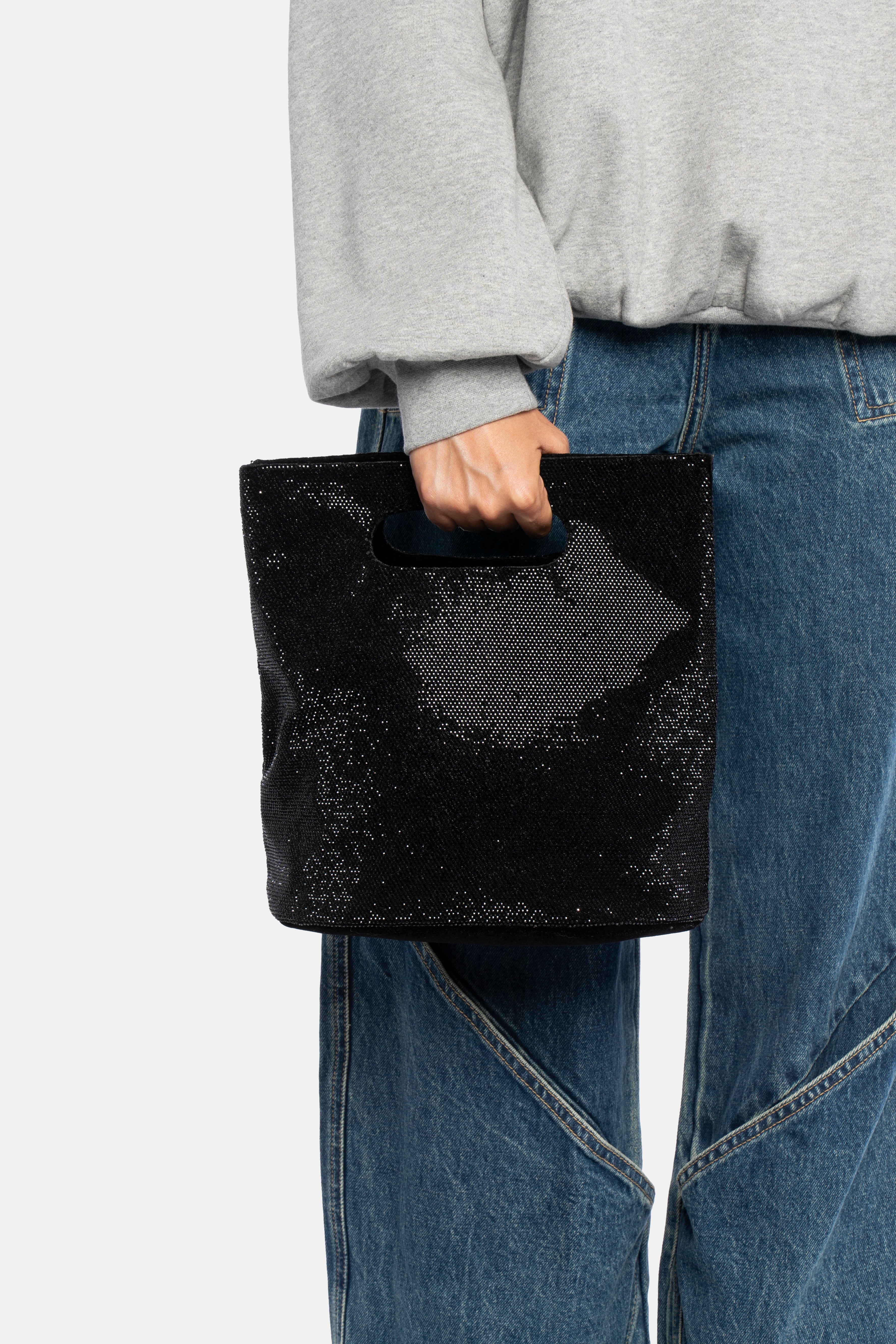 BLACK MEHTAP HAND BAG