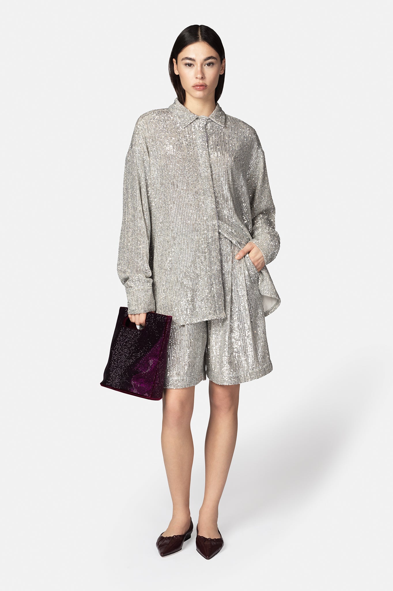 MELEK SHIRT OVER SILVER