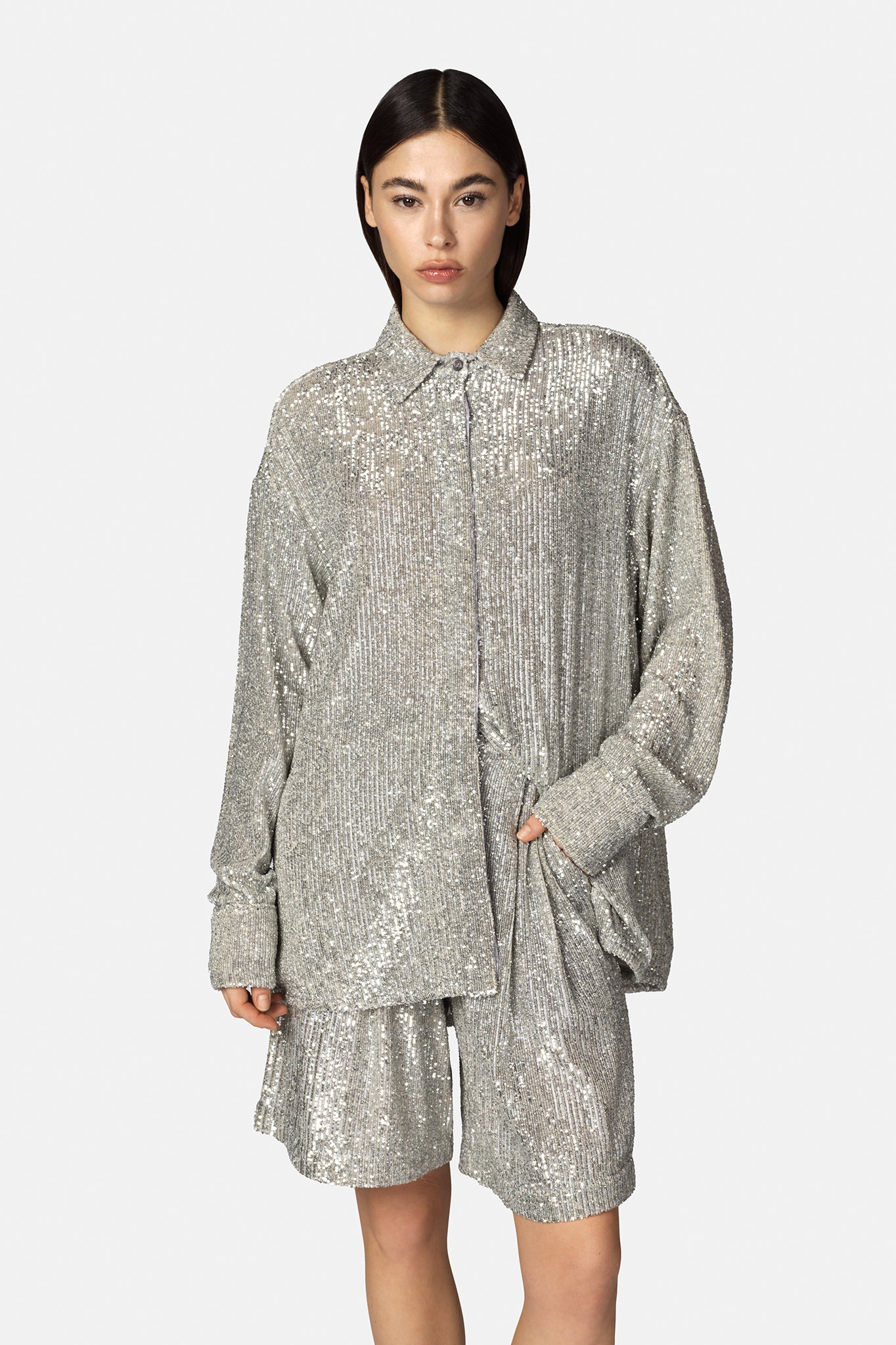MELEK SHIRT OVER SILVER