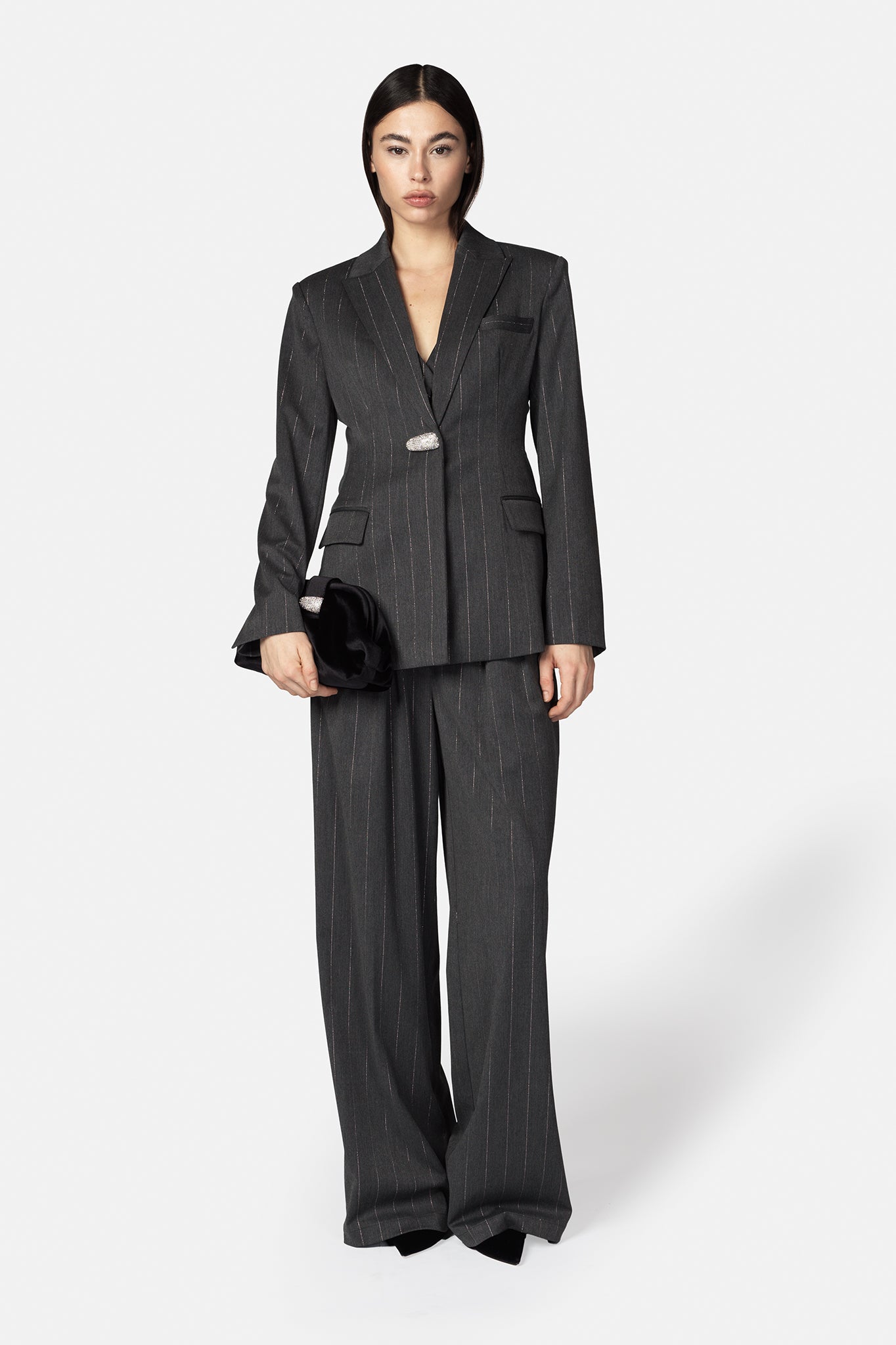 NORMA GRAY LUREX JACKET