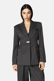 NORMA GRAY LUREX JACKET