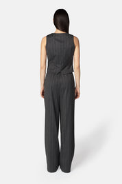 NORMA GRAY LUREX VEST