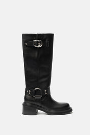 ANFIBIO NOURA NERO ALTO