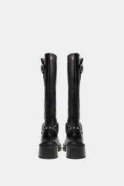 ANFIBIO NOURA NERO ALTO