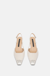 SLINGBACK TONGA CREMA