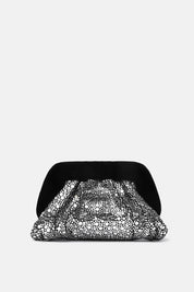 CLUTCH UNICORNIS NERA E ARGENTO