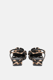 SANDALI VARELA ANIMALIER