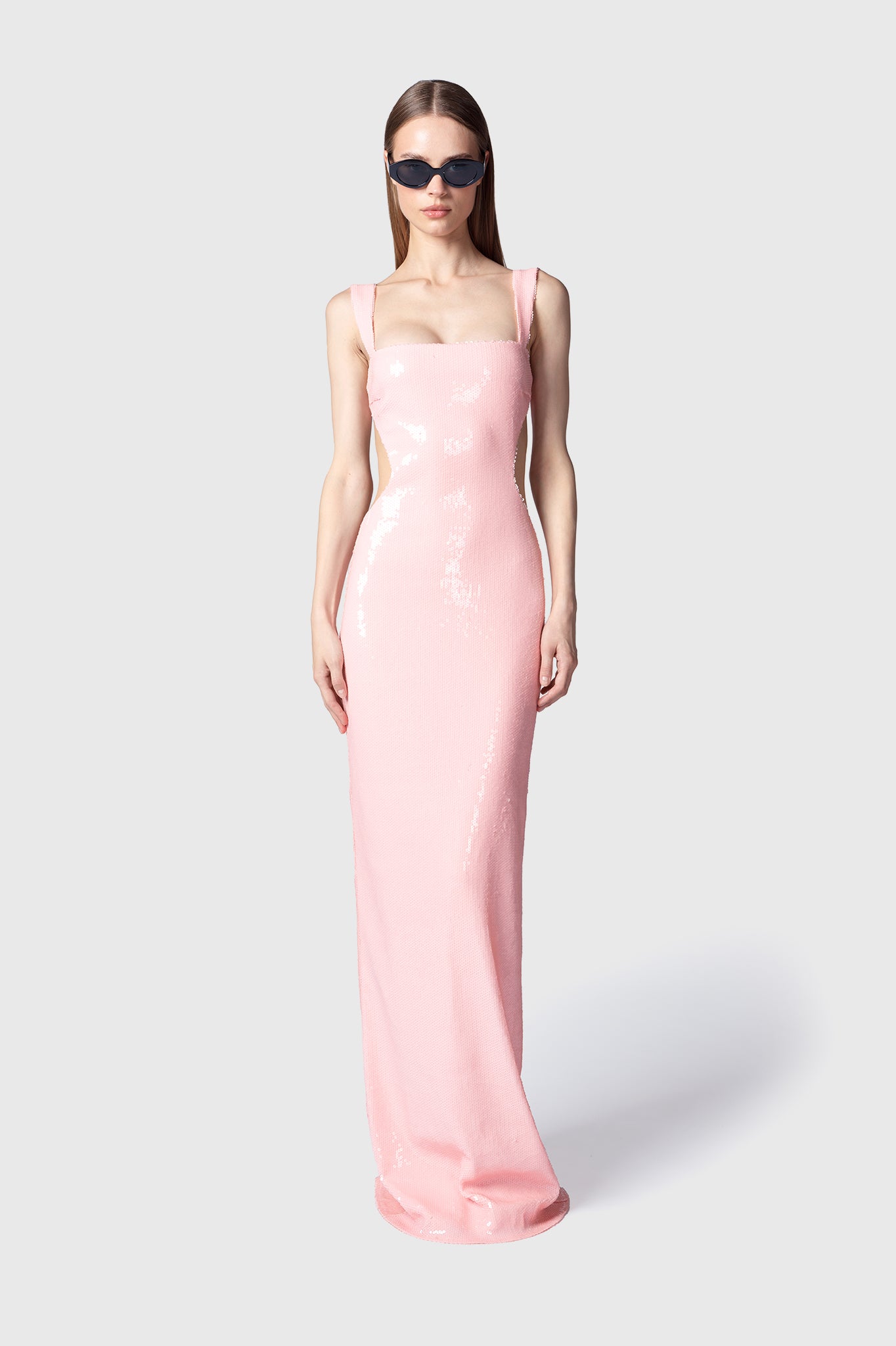 ABITO LUNGO CUBRES ROSA