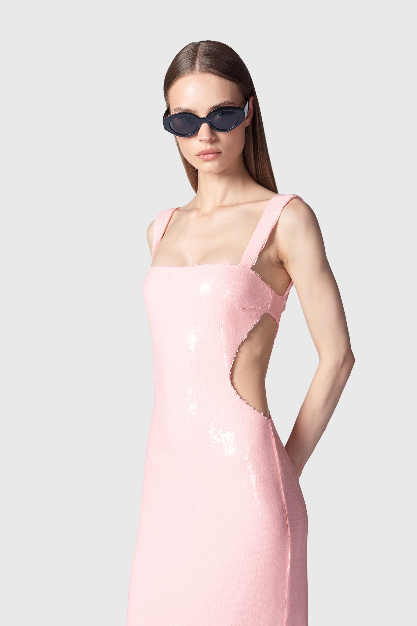 ABITO LUNGO CUBRES ROSA