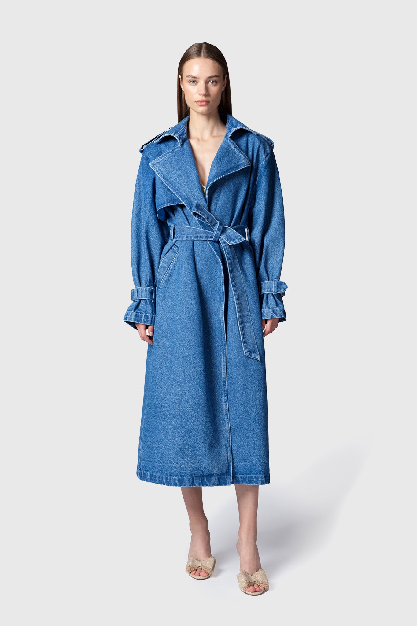 TRENCH MAHO DENIM