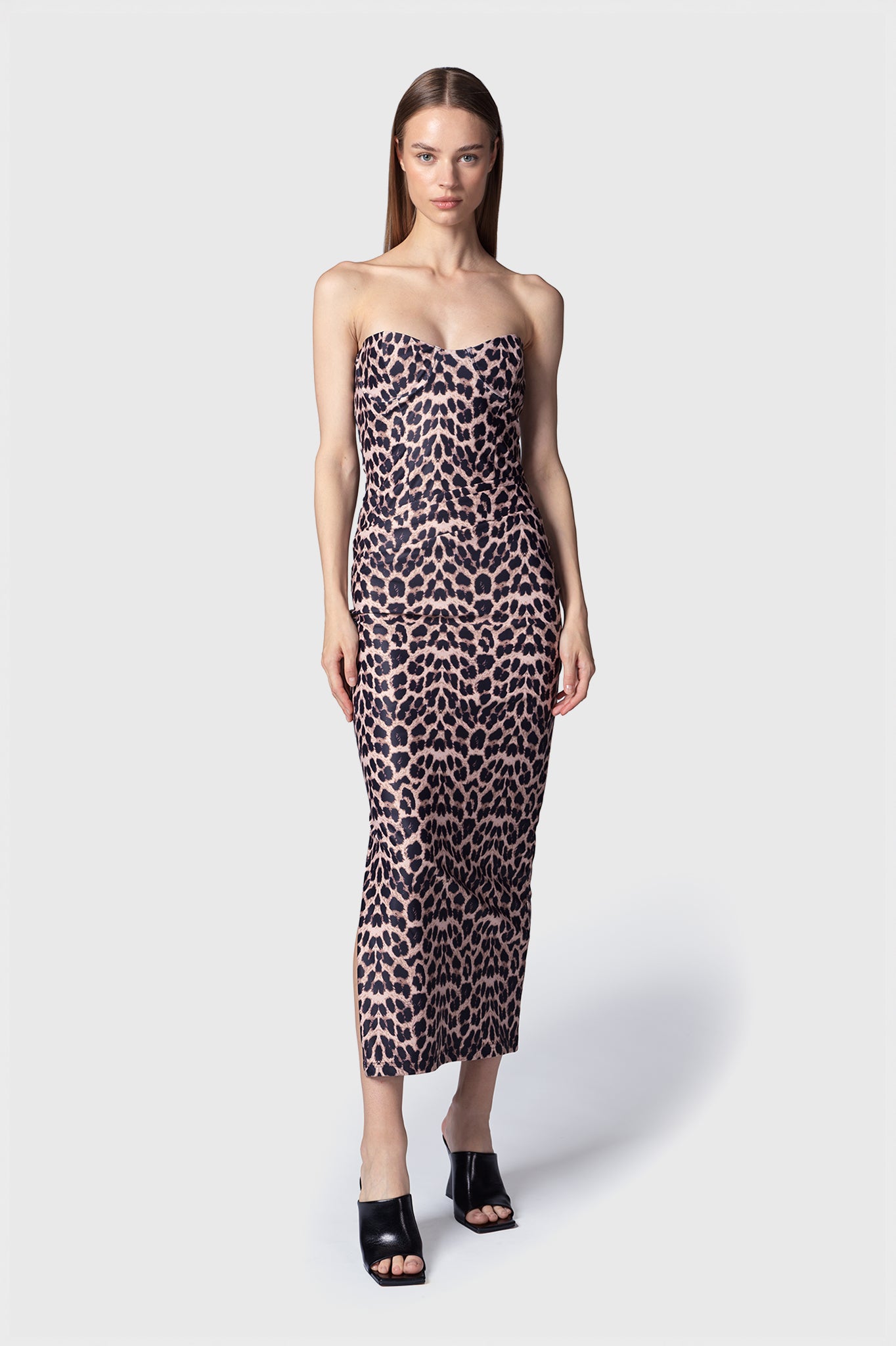 ABITO MIDI PALAU MACULATO